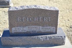 Herbert Edwin Reichert M Morial Find A Grave