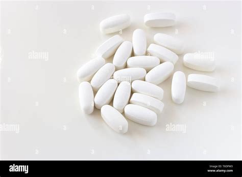calcium carbonate tablet  res stock photography  images alamy
