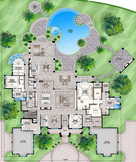 Luxury Mansions Floor Plans