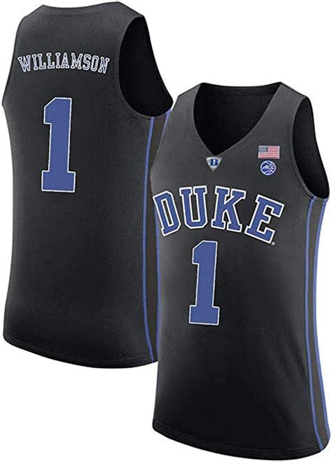 Mens Zion Williamson Jersey No 1 Duke Blue Devils College Basketball