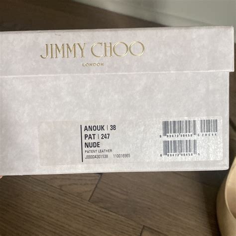 Jimmy Choo Nude Anouk Nude Pump Heels Gem