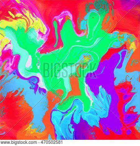 Abstract Color Splash Vector Photo Free Trial Bigstock