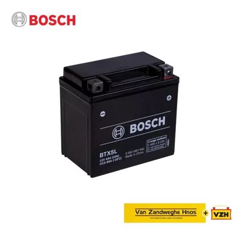 Bateria Bosch Moto Btx L V A Honda Cg New Titan