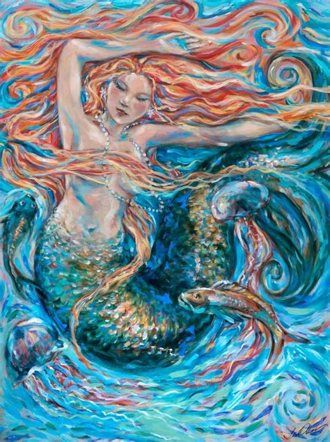 Harmony Painting Mermaid Painting Fantasy Paintings Mermaid Art