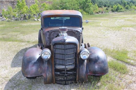 1934 Oldsmobile Rat Rod Coupe Tudor Ratrod Hotrod Bagged Custom Rat 350 ...