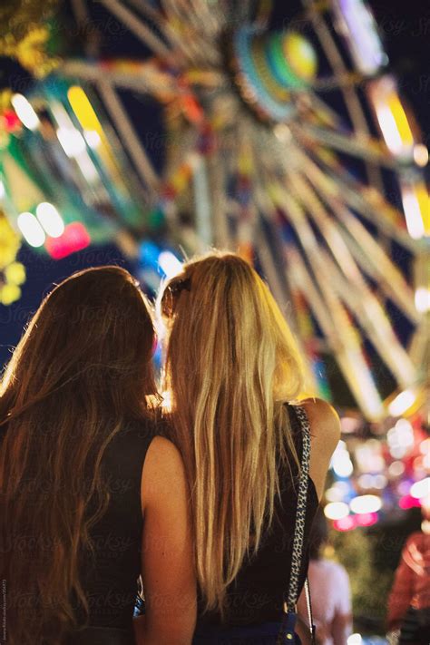 Two Female Friends At The Carnival By Stocksy Contributor Jovana