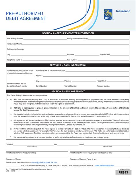 Fill Free Fillable Rbc Insurance Pdf Forms