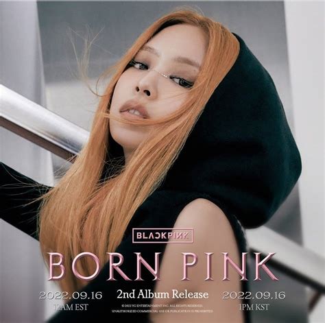 JENNIE BORN PINK In 2022 Blackpink Album Releases Blackpink Jennie