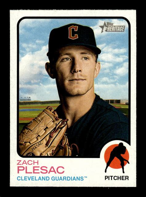 Topps Heritage Zach Plesac Ebay