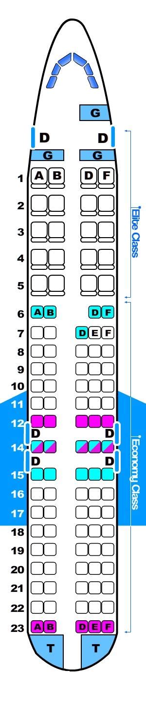 Boeing 717 Seating Chart Delta