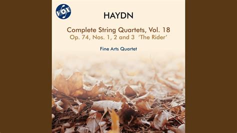 String Quartet In C Major Op 74 No 1 Hob III 72 Apponyi II