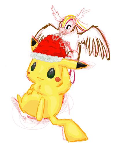 pokemon christmas drawing WIP by xwolftriggerx on DeviantArt