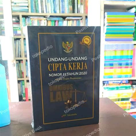 Promo Buku Undang Undang Cipta Kerja Omnibus Revisi Terbaru