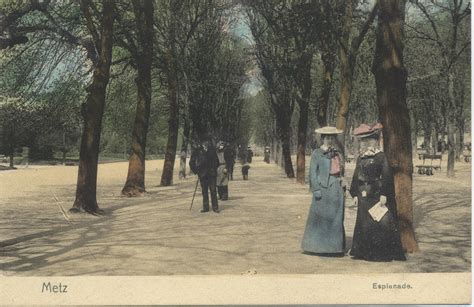 Metz Metz Esplanade Carte Postale Ancienne Et Vue D Hier Et