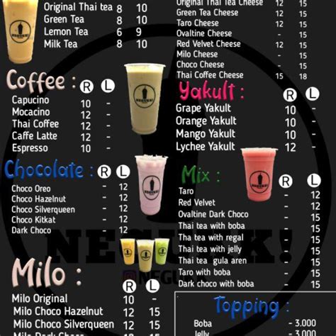 Detail Contoh Daftar Menu Thai Tea Koleksi Nomer 5