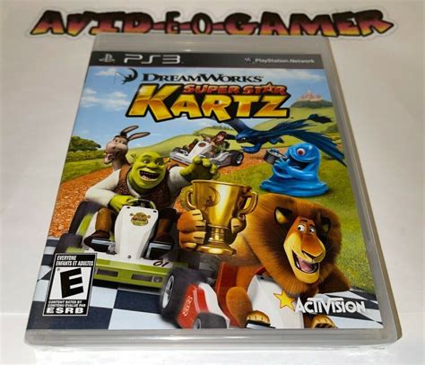 Dreamworks Super Star Kartz Ps Playstation Shrek Ntsc New Y Fold