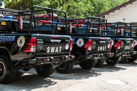 Manila Police Receives 6 New Swat Vehicles