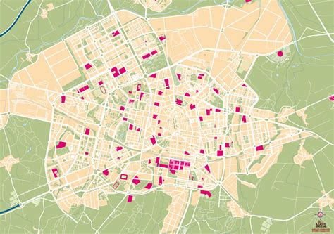 Mapa Vectorial De Vitoria Illustrator Eps Formato Editable Bc Maps