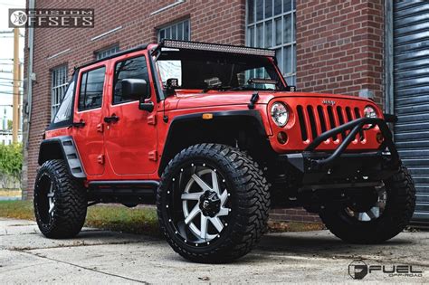 Wheel Offset Jeep Wrangler Super Aggressive Suspension Lift