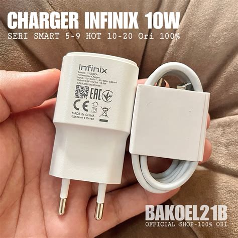 Jual Charger Infinix Original Smart Hot Play W Asli Bawaan Hp Shopee