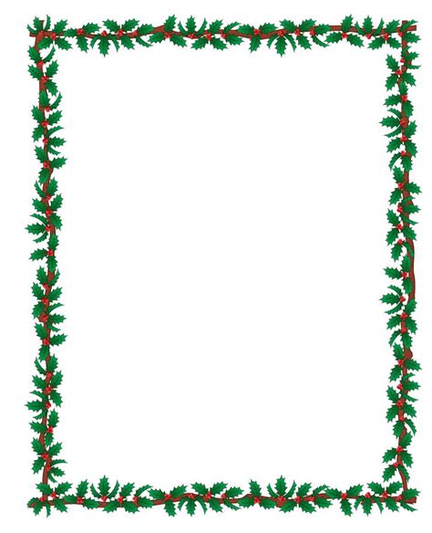 Free Christmas Printable Borders