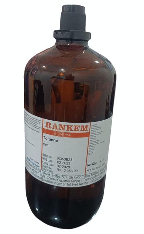 Liter Rankem Toluene At Rs Litre Liquid Chemicals In Vapi