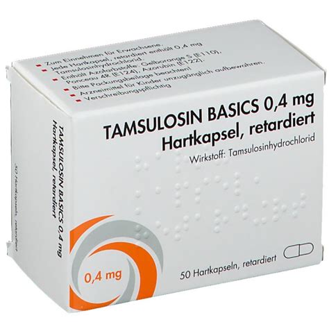 TAMSULOSIN BASICS 0 4 Mg 50 St Mit Dem E Rezept Kaufen Shop Apotheke