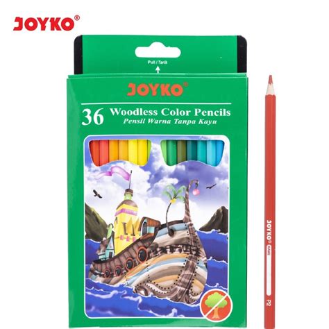 Jual Pensil Warna Joyko 36 Warna Cp 122 Color Pencil Shopee Indonesia