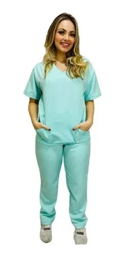 Conjunto Pijama Cirúrgico Scrub Microfibra Gabardine Frete grátis