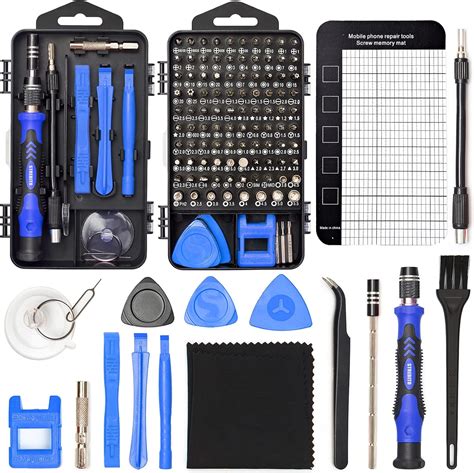 STREBITO Precision Screwdriver Set 124 Piece Small Screwdriver Set