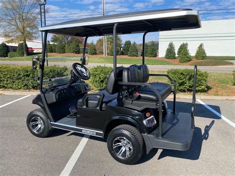 2023 Advanced Ev Advent 22 Non Lifted Street Legal Golf Cart Black 4