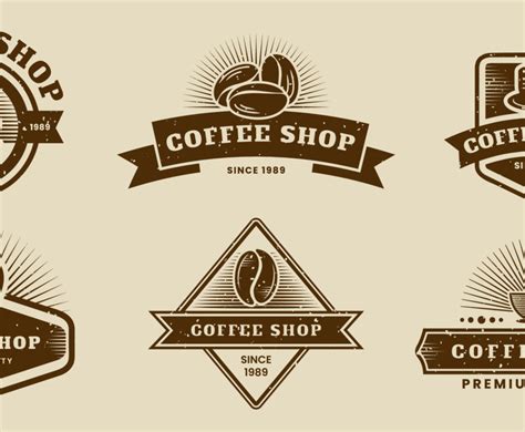 Vintage Coffee Logo Design Vector Art & Graphics | freevector.com