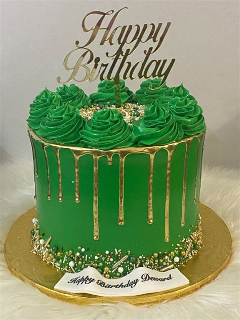 Green Birthday Cakes Beautiful And Delicious