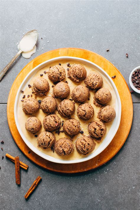 Coconut Cacao Tahini Snack Bites Minimalist Baker Recipes