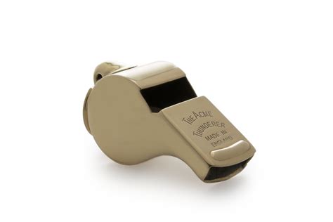 Extra Large Acme Thunderer Brass Whistle