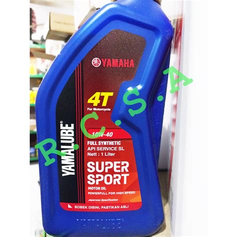 Jual OLI YAMALUBE SUPER SPORT 1 LITER ORIGINAL Shopee Indonesia