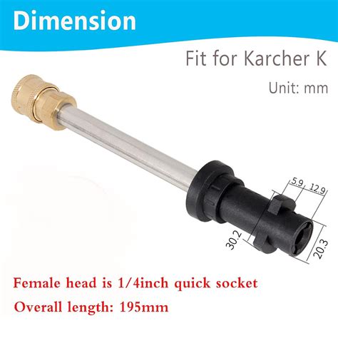 Pressure Washer Gun Adapter Lance Connector For Karcher K K K K