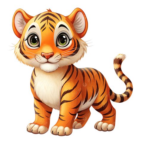 cute cartoon baby tiger clipart illustration tiger clipart cute