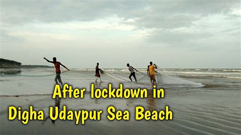 After Lockdown In Digha Udaypur Sea Beach Udaypur Sea Beach Digha