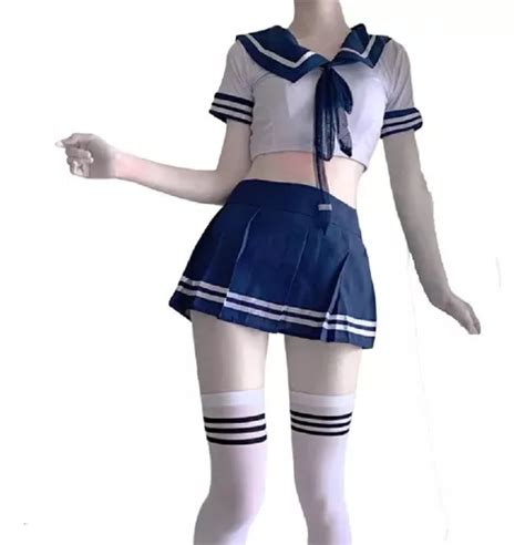 Lencería Sexy Erótica Colegiala Japonesa Disfraz Kawaii Hot Cuotas sin interés