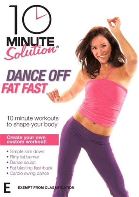 10 Minute Solution Dance Off Fat Fast Health Fitness DVD Sanity