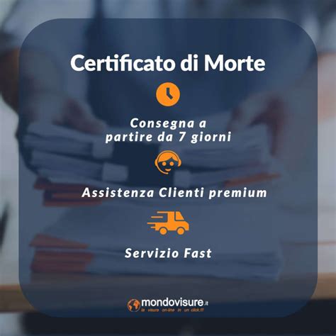 Certificato Di Morte Richiedi Online