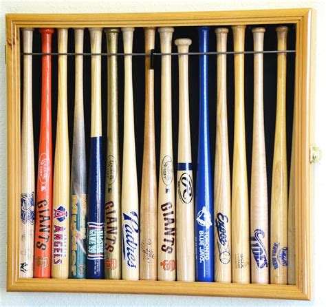 Baseball Bat Display Case | Baseball bat display case, Bat display ...