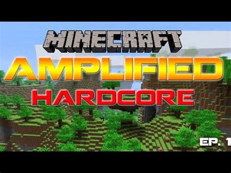 This Shiz Is Scary Minecraft Amplified Hardcore Survival Youtube