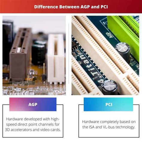 Agp Vs Pci Différence Et Comparaison