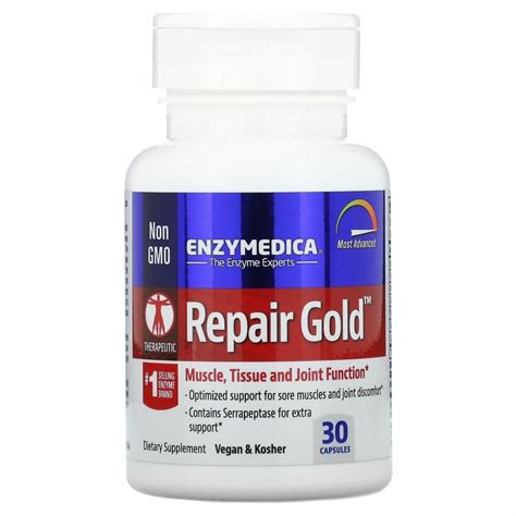 Enzymedica, Repair Gold, для восстановления мышц, тканей и суставов, 30 ...