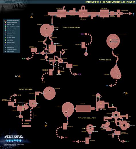 Game maps - Metroid Prime 3: Corruption (Metroid Recon)