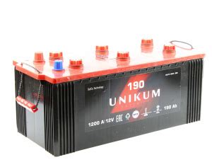 Купить Аккумулятор UNIKUM 6СТ-190 узкий евро.конус в Краснодаре по цене ...