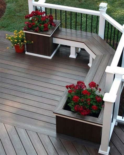 Top 60 Best Deck Bench Ideas Built In Outdoor Seating Designs