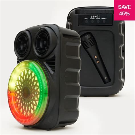 45% off on Wireless LED Party Speaker with Mic | OneDayOnly